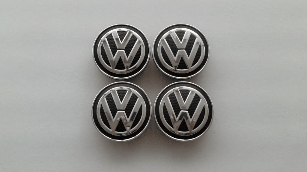 Volkswagen 10A071213 Radnabenkappen (4 Stück) Nabenkappen dynamisch VW
